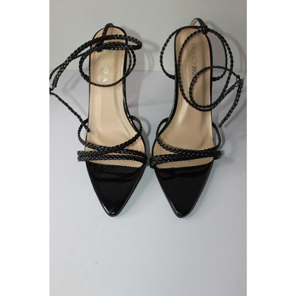 fashion nova pointy toe sandals size 8.5 - Picture 4 of 5